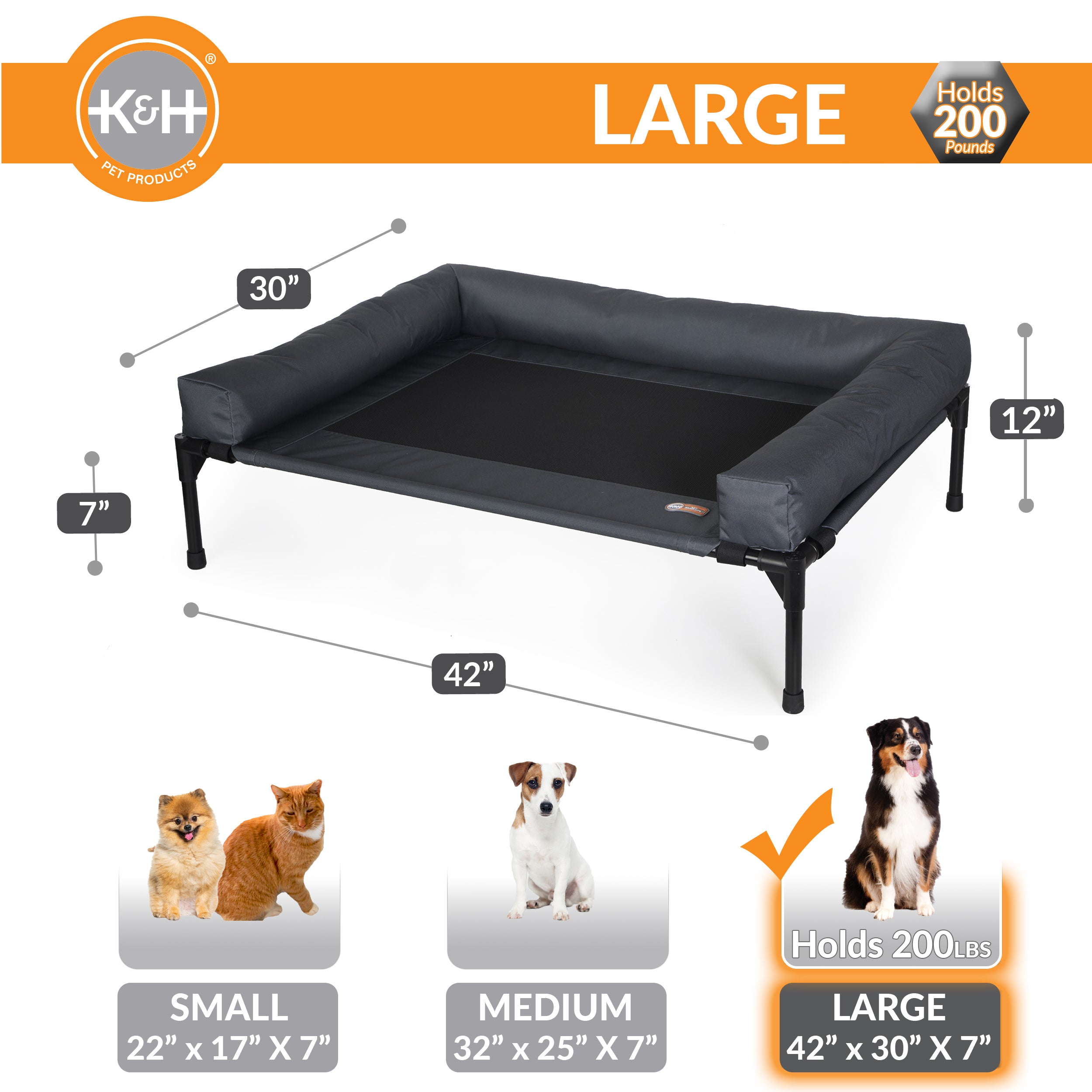 K&H Original Bolster Pet Cot